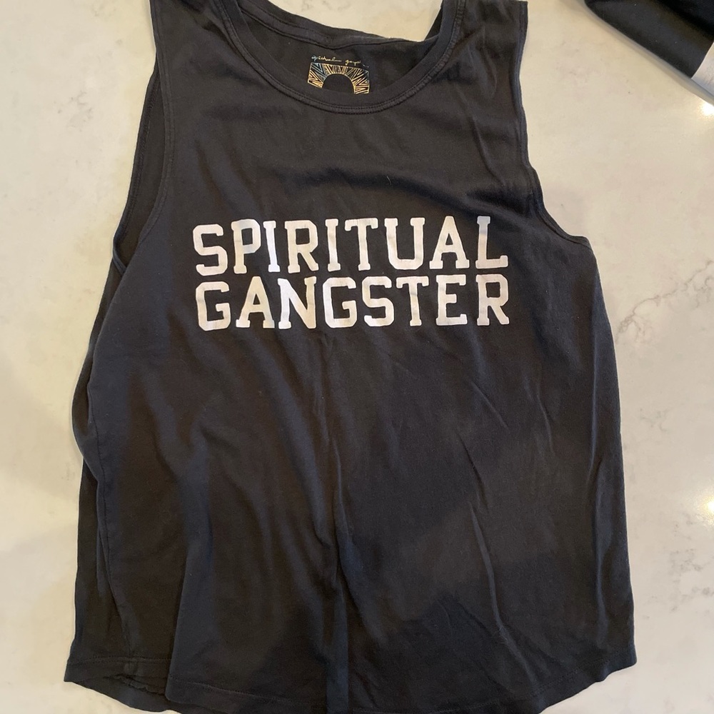 Spiritual Gangster Varsity Muscle Tank